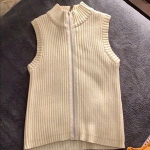 Gap Knitted Zip-up vest